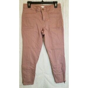 Women's Xhilaration Blush Pink Pants With Ankle Zipper Size 8